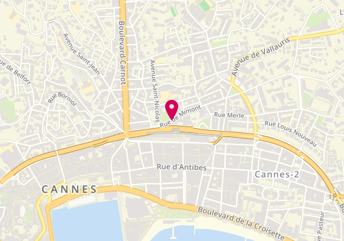 Plan de Centralfripe, 6 Rue de Mimont, 06400 Cannes