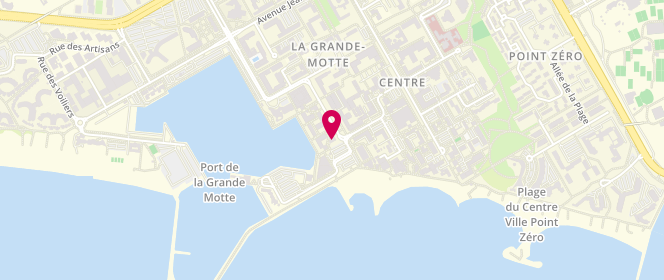 Plan de Boulevard des Marques, 282 avenue Pierre Racine, 34280 La Grande-Motte