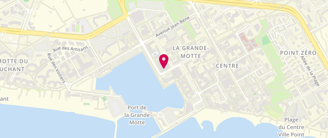 Plan de Le Cadran Solaire, 136 Rue du Port, 34280 La Grande-Motte