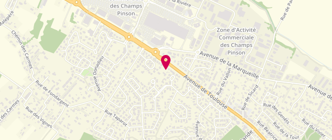 Plan de Armand Thiery SAS, C/C Saint Orens Bc 95
1 Avenue de Toulouse, 31650 Saint-Orens-de-Gameville