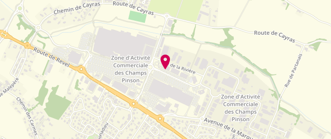 Plan de La Halle Chaussures & Maroquinerie, 1 Rue du Commerce, 31650 Saint-Orens-de-Gameville