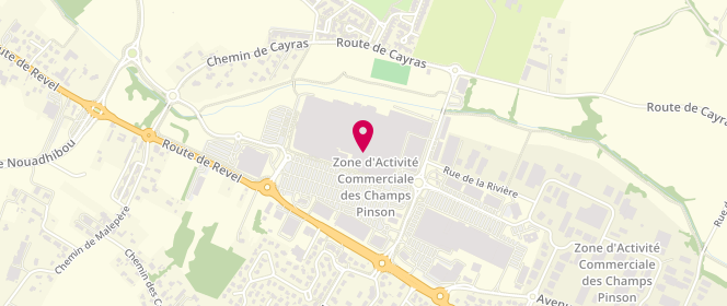 Plan de Darjeeling, 5 Allée des Champs Pinsons Centre Commercial Leclerc, 31650 Saint-Orens-de-Gameville