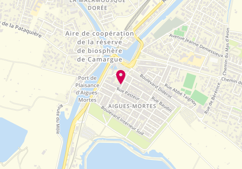 Plan de Espace Camargue, 7 grande Rue Jean Jaurès, 30220 Aigues-Mortes