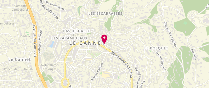 Plan de Chenet Sandra, 60 Rue Saint Sauveur, 06110 Le Cannet