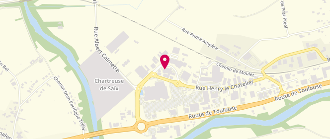 Plan de Pimkie, Zone Industrielle de la Chartreuse, 81100 Castres