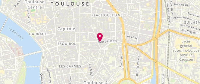Plan de Boutique au 44 prêt à porter féminin, 44 Rue de Metz, 31000 Toulouse