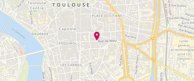 Plan de Claudie Pierlot, 29 Rue de Metz, 31000 Toulouse