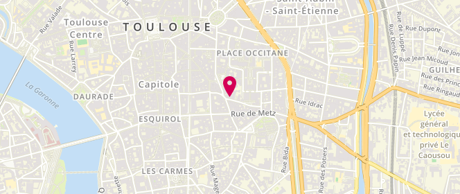 Plan de Grunge Mama, 1 rue d'Astorg, 31000 Toulouse