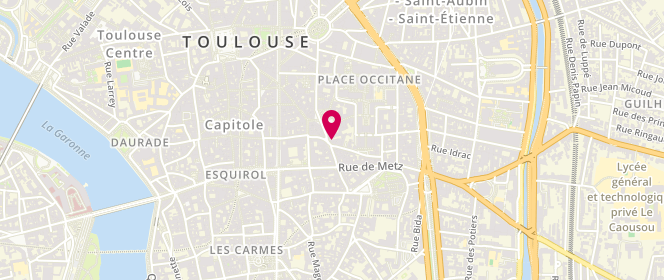 Plan de K-Way, 50 Rue Boulbonne, 31000 Toulouse