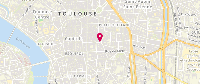 Plan de Marlie Lifestore, 11 Rue Cantegril, 31000 Toulouse