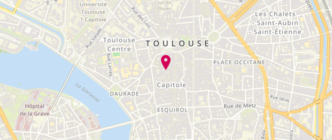 Plan de Le Temps des Cerises, 25 Rue Saint-Rome, 31000 Toulouse