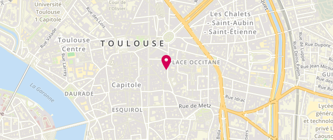 Plan de Princesse Tam Tam, 9 Rue Saint Antoine du T, 31000 Toulouse