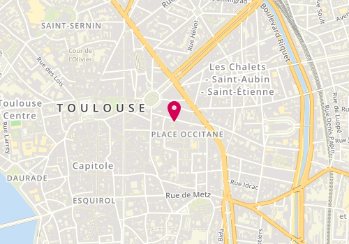 Plan de Mademoiselle Rose, 16 Rue Maurice Fonvieille, 31000 Toulouse