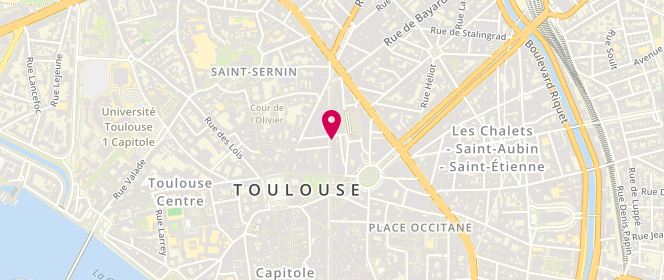 Plan de L'Emplacement, 40 Rue d'Alsace Lorraine, 31000 Toulouse