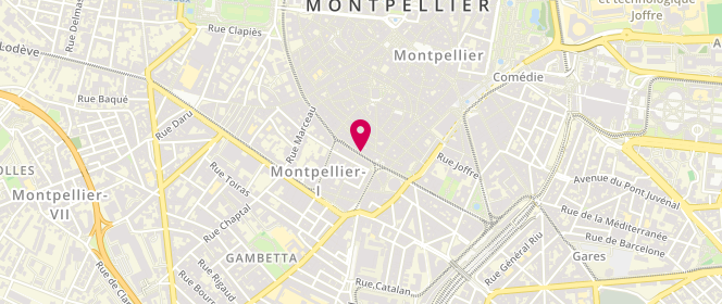 Plan de Majestic, 37 Boulevard du Jeu de Paume, 34000 Montpellier