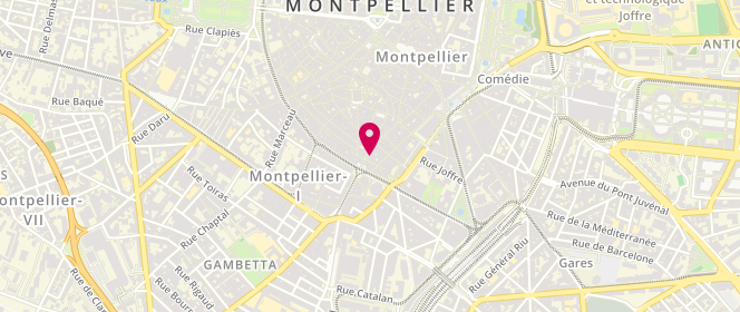 Plan de Maison de la Mode, 55 Grand Rue Jean Moulin, 34000 Montpellier