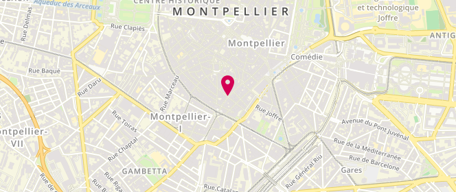 Plan de Le Petit Seize, 54 Grand Rue Jean Moulin, 34000 Montpellier