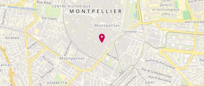 Plan de Daude Lingerie, 25 Grand Rue Jean Moulin, 34000 Montpellier