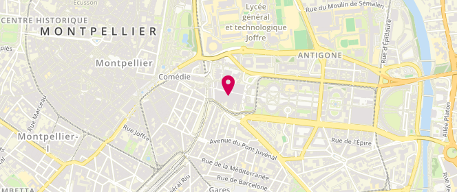 Plan de Naf Naf, 71 Rue des Pertuisanes, 34000 Montpellier