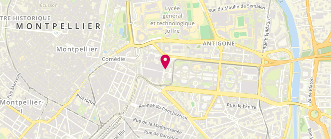 Plan de Undiz, Centre Commercial le Polygone, 34000 Montpellier