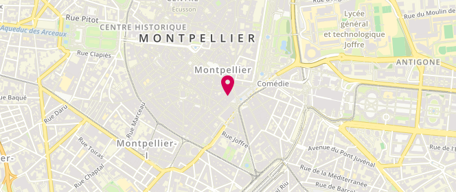 Plan de Chapellerie Bérénice, 7 Grand Rue Jean Moulin, 34000 Montpellier