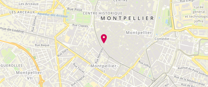 Plan de Couget-Bernadas Jacques, 43 Rue Saint-Guilhem, 34000 Montpellier