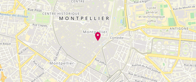 Plan de Happywool.com, 5 Grand Rue Jean Moulin, 34000 Montpellier