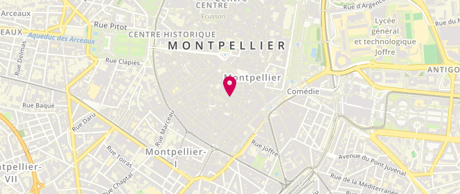 Plan de Eleven Paris, 15 Rue de l'Ancien Courrier, 34000 Montpellier