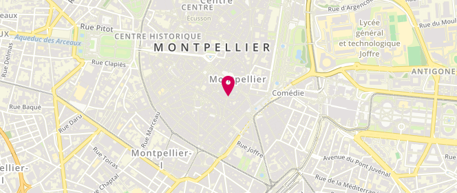 Plan de Union Store, 13 Rue de l'Argenterie, 34000 Montpellier