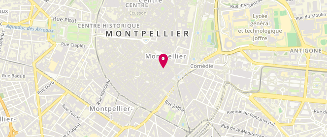 Plan de Coqueline Boutique, 6 Rue de la Croix d'Or, 34000 Montpellier