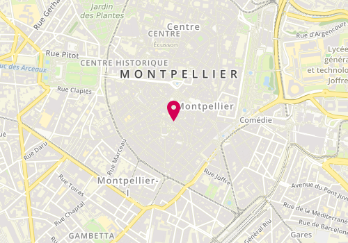 Plan de Sapsak, 16 Rue de l'Ancien Courrier, 34000 Montpellier
