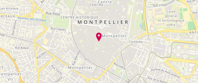 Plan de Magasin COLLECTION PRIVEE - 7CP Montpellier, 7 Rue de l'Ancien Courrier, 34000 Montpellier