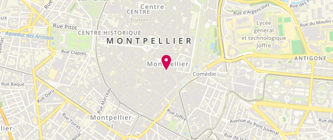 Plan de Des Filles à la Vanille, 15 Rue de la Loge, 34000 Montpellier