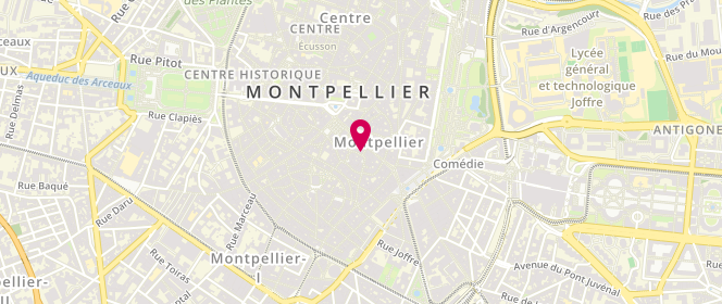 Plan de Sandro, 4 Rue de l'Argenterie, 34000 Montpellier