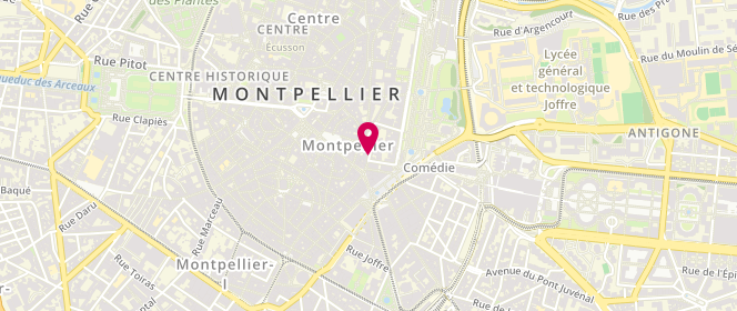 Plan de GANT, 7 Rue Jacques Coeur, 34000 Montpellier