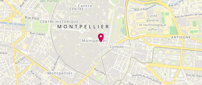 Plan de Repetto, 12 Rue Jacques Coeur, 34000 Montpellier