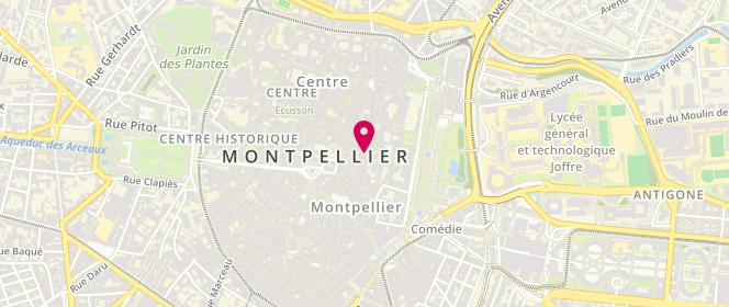 Plan de Boutique Deb, 30 Rue de l'Aiguillerie, 34000 Montpellier