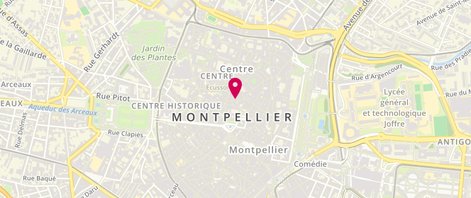 Plan de Lee Berthy, 4 Rue Fournarié, 34000 Montpellier