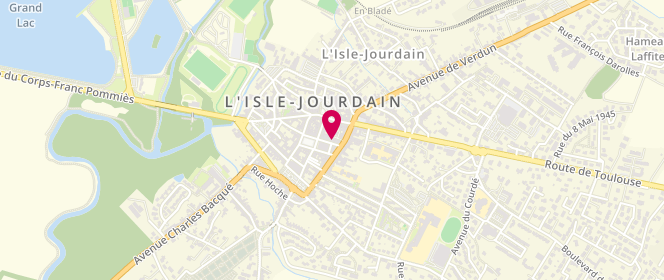 Plan de Boutique Safran, 12 Place Hôtel de Ville, 32600 L'Isle-Jourdain