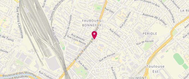 Plan de Naïs Vêtements Grandes Tailles du 42 au 60, 54 Rue du Faubourg Bonnefoy, 31500 Toulouse