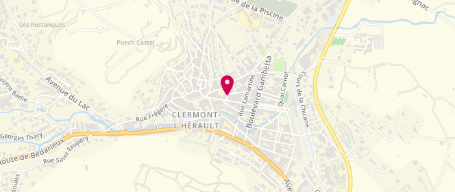 Plan de Crealina, 4 Rue Colonel Pages, 34800 Clermont-l'Hérault