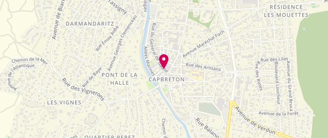 Plan de Lacerf, 66 Rue General de Gaulle, 40130 Capbreton
