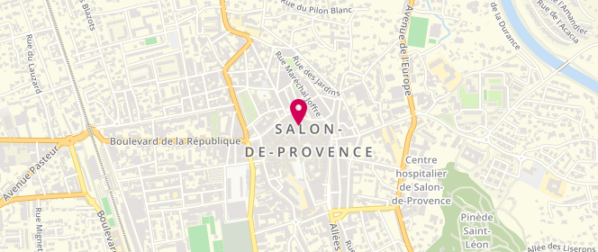 Plan de South Kids, 8 Rue Nostradamus, 13300 Salon-de-Provence