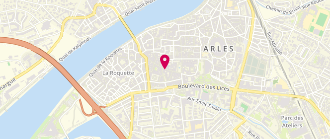 Plan de Actuel B, 46 Rue de la République, 13200 Arles