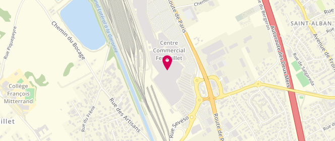 Plan de Rougegorge Lingerie, Centre Commercial Géant Casino, Zone Industrielle Saint Jory
5004 Rue des Usines 0, 31150 Fenouillet