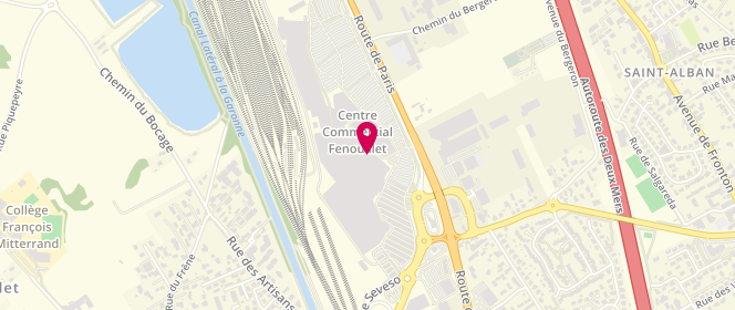 Plan de Armand Thiery Femme, Homme et Toscane, Centre Commercial Casino
19 Rue des Usines, 31150 Fenouillet
