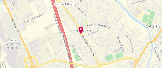 Plan de Chez Nadia, 89 avenue de Fronton, 31140 Saint-Alban