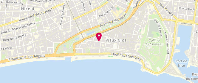 Plan de Vestale By Zen, 11 Rue Alexandre Mari, 06300 Nice