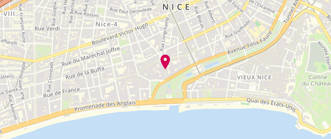 Plan de Chanel Mode, 6 Rue Paradis, 06000 Nice
