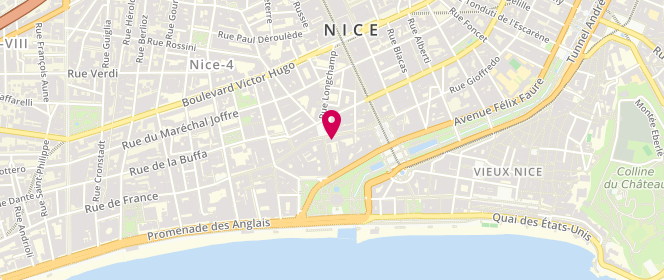 Plan de Sud Express, 13 Rue Masséna, 06000 Nice